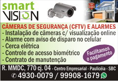 Segurança eletrônica Smart Vision câmeras de segurança CFTV