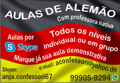Aula de particular de alemão